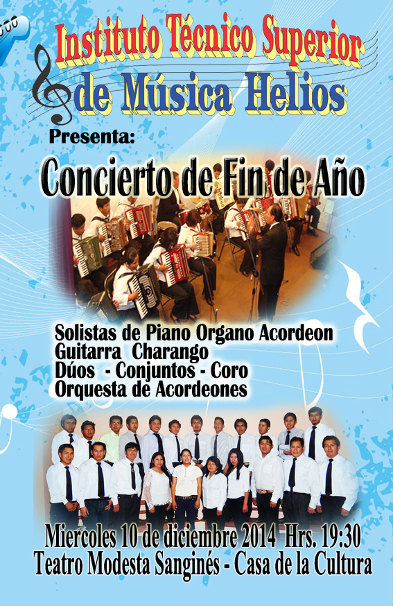 Concierto institucional de fin de año 2014