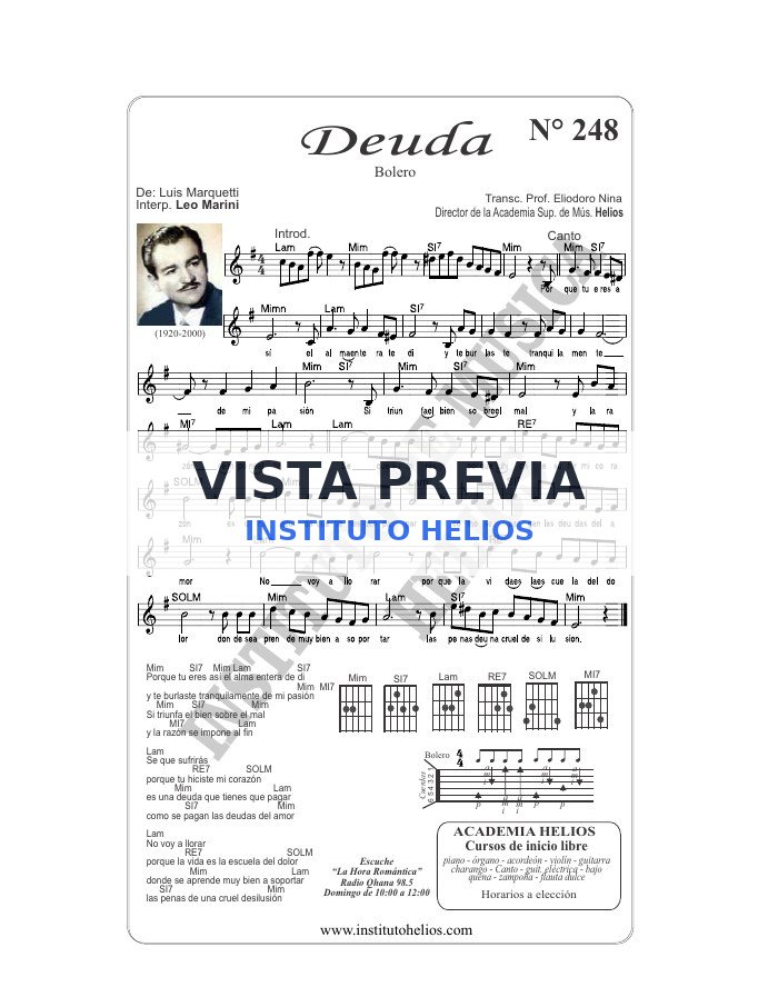 Vista previa de Deuda