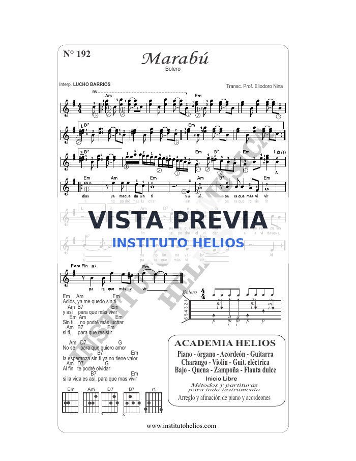 Vista previa de Marabu