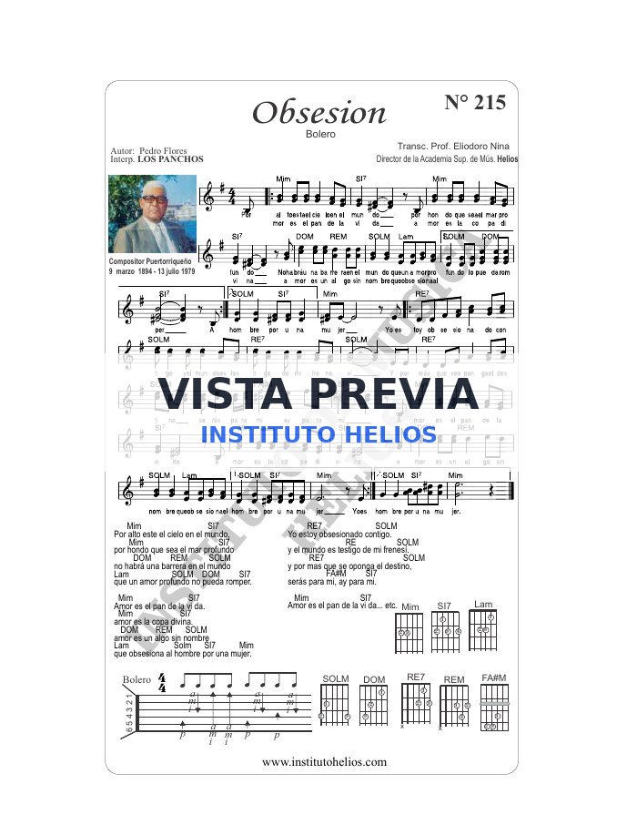 Vista previa de Obsesion