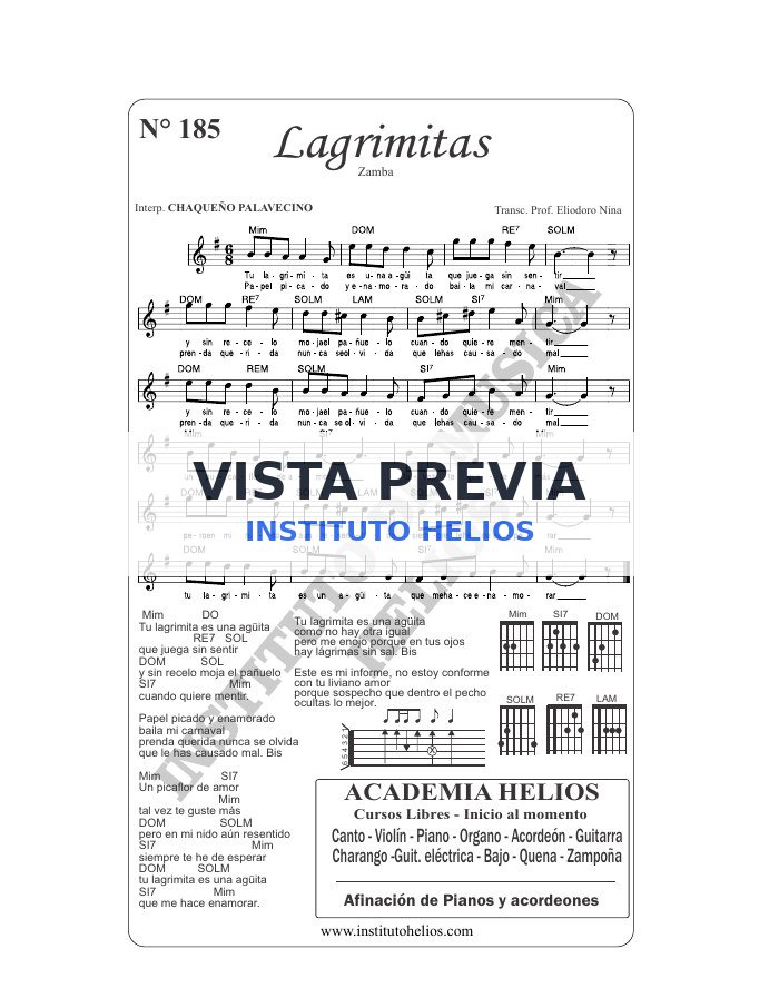 Vista previa de Lagrimitas