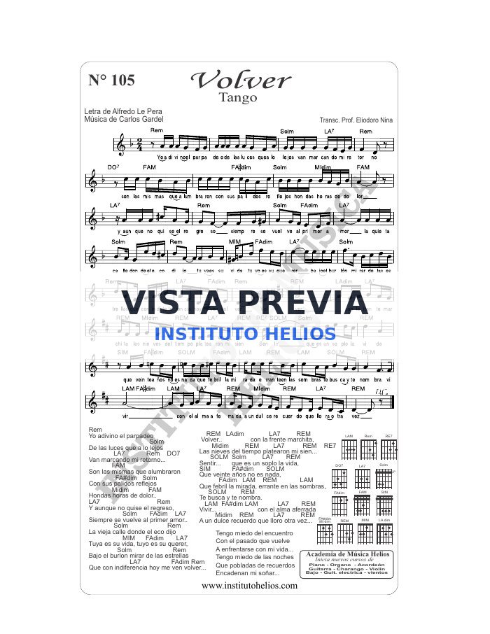 Vista previa de Volver
