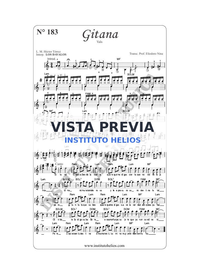 Vista previa de Gitana