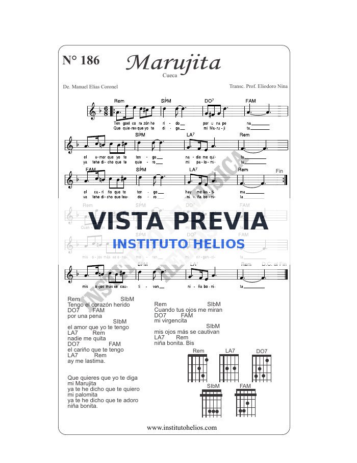 Vista previa de Marujita