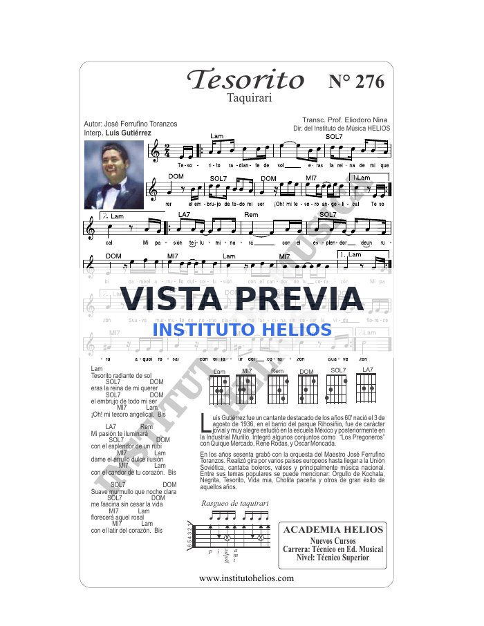 Vista previa de Tesorito