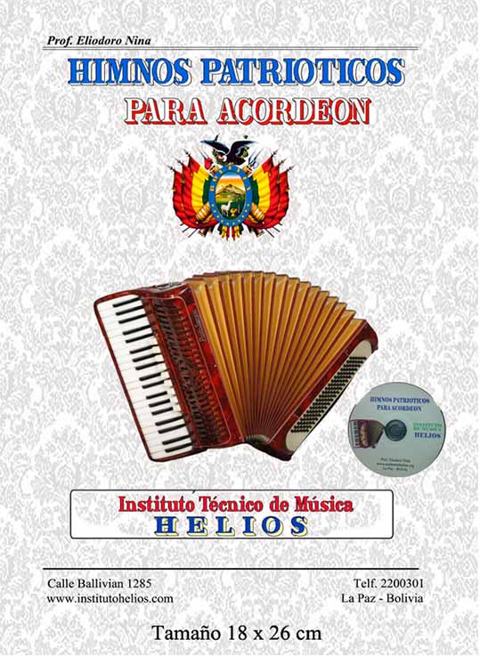 Portada de Himnos Patrióticos para Acordeón