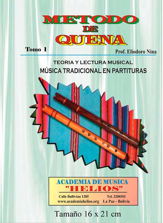 Portada de Método de Quena Tomo 1